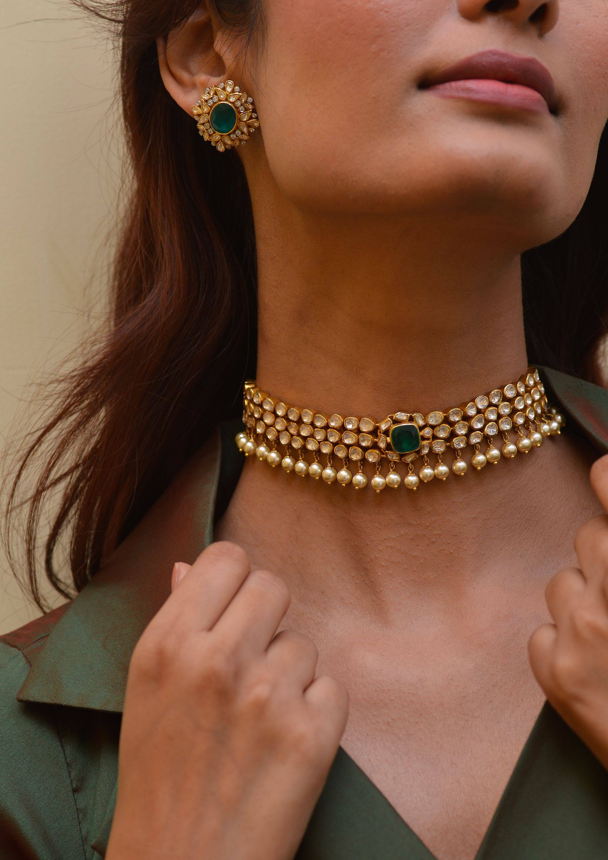 Kundan Pearl Choker