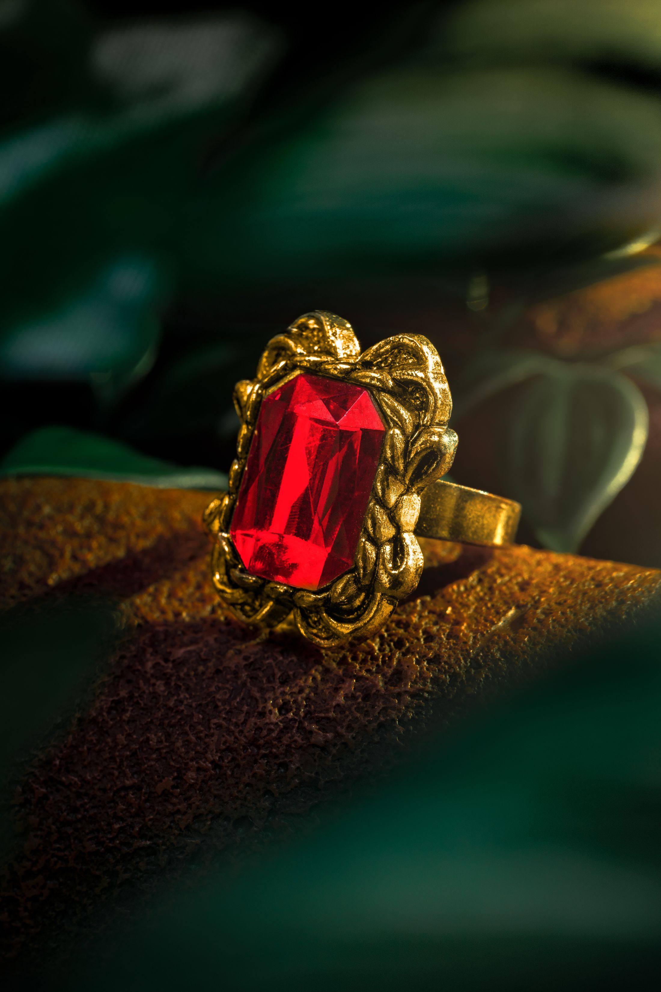 Red Gemstone Ring